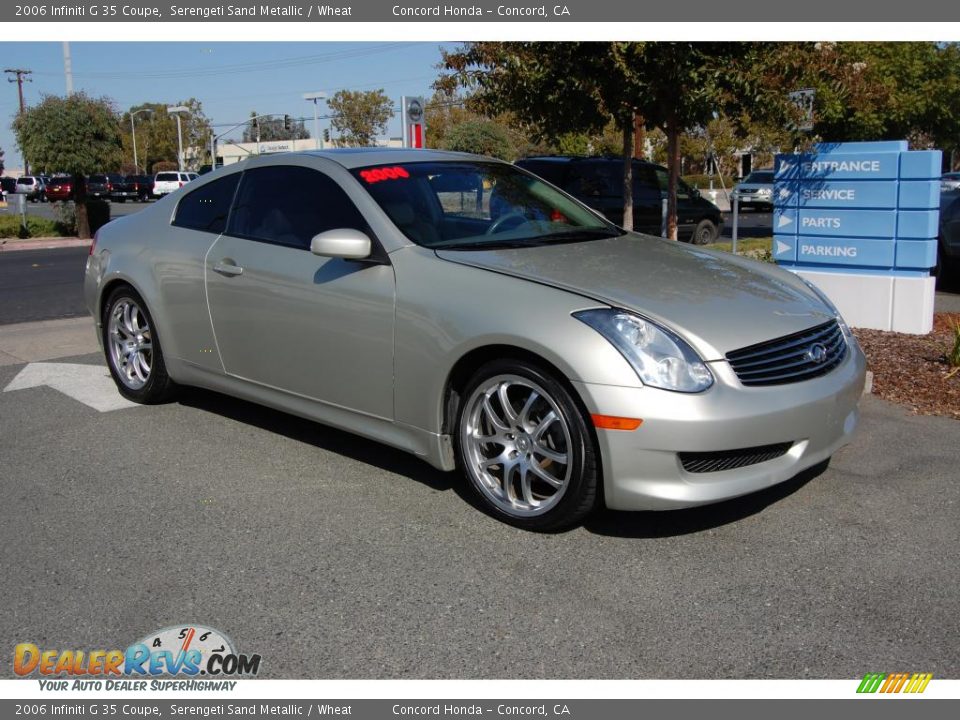 2006 Infiniti G 35 Coupe Serengeti Sand Metallic / Wheat Photo #1