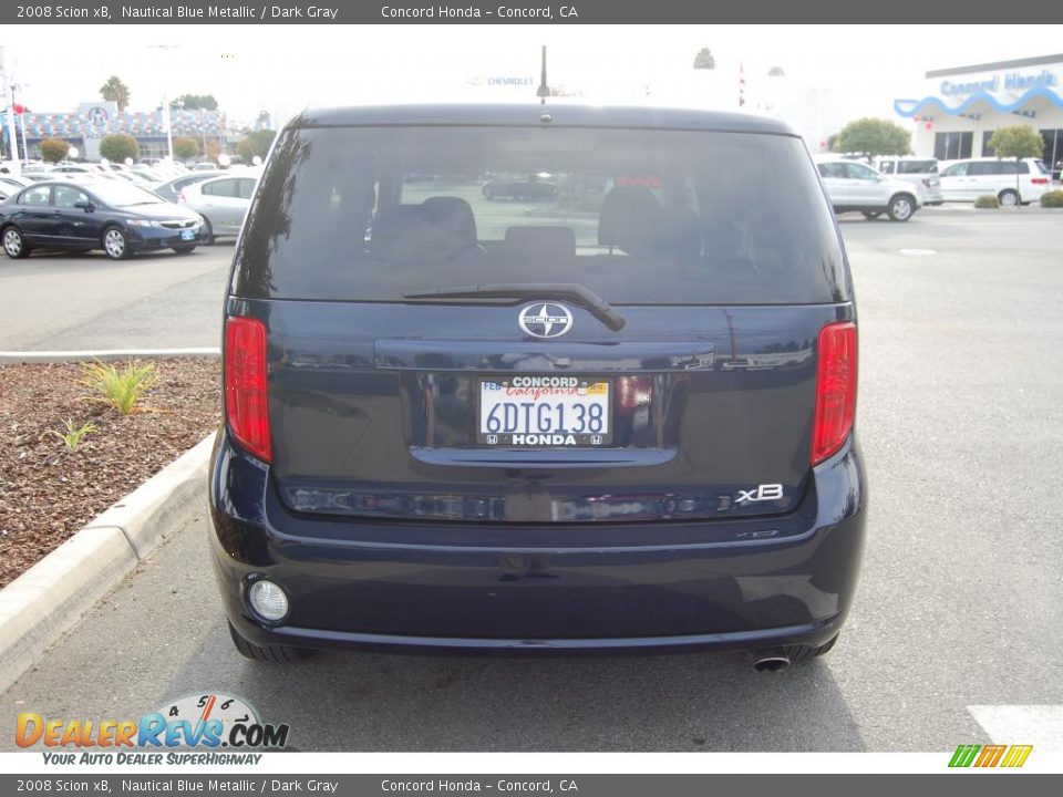 2008 Scion xB Nautical Blue Metallic / Dark Gray Photo #4