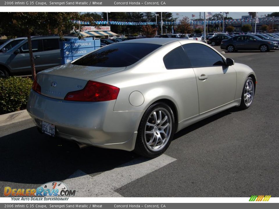 2006 Infiniti G 35 Coupe Serengeti Sand Metallic / Wheat Photo #3