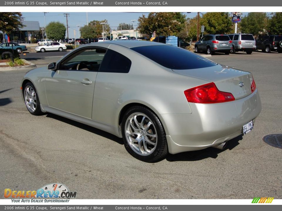 2006 Infiniti G 35 Coupe Serengeti Sand Metallic / Wheat Photo #5