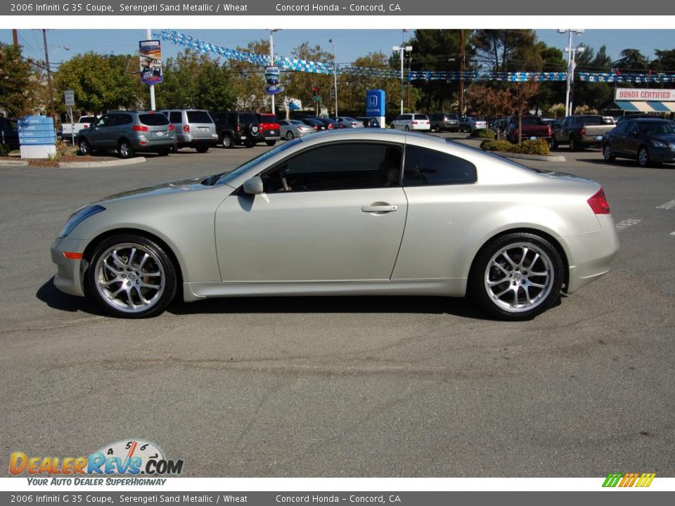 2006 Infiniti G 35 Coupe Serengeti Sand Metallic / Wheat Photo #6
