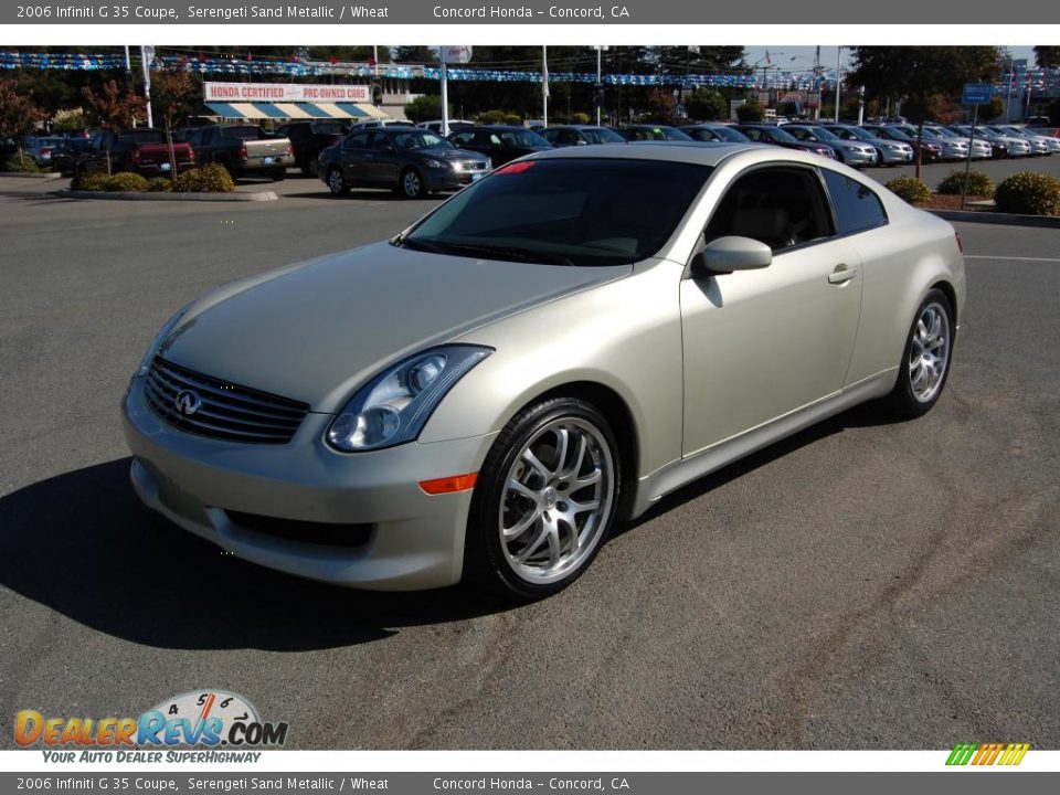 2006 Infiniti G 35 Coupe Serengeti Sand Metallic / Wheat Photo #7