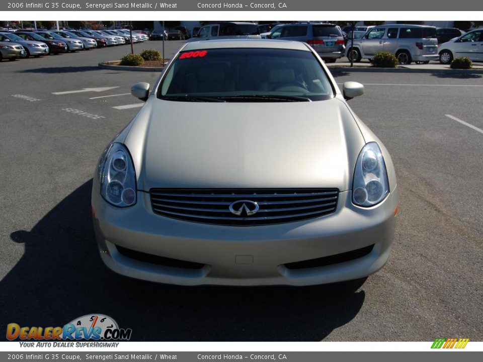 2006 Infiniti G 35 Coupe Serengeti Sand Metallic / Wheat Photo #8