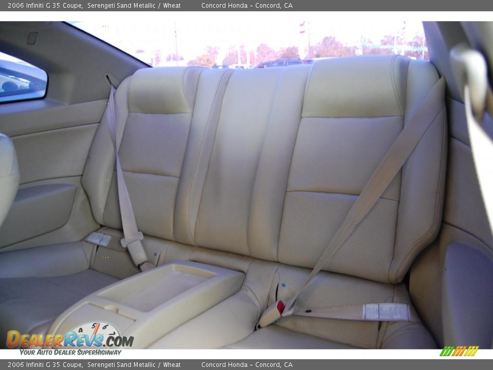 2006 Infiniti G 35 Coupe Serengeti Sand Metallic / Wheat Photo #11