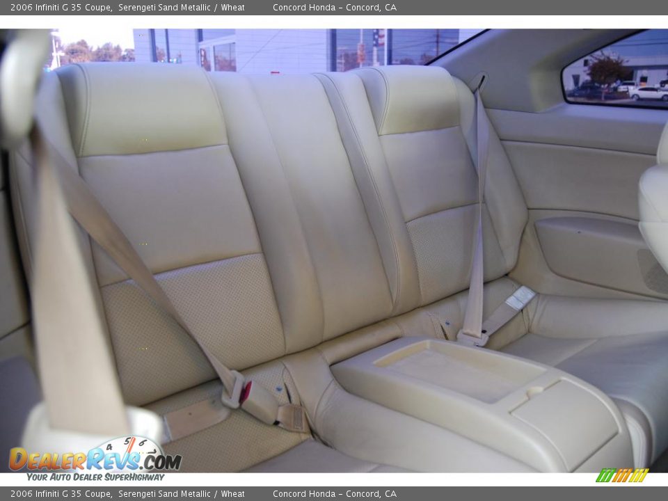 2006 Infiniti G 35 Coupe Serengeti Sand Metallic / Wheat Photo #15