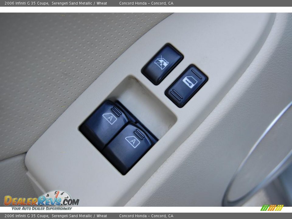 2006 Infiniti G 35 Coupe Serengeti Sand Metallic / Wheat Photo #17