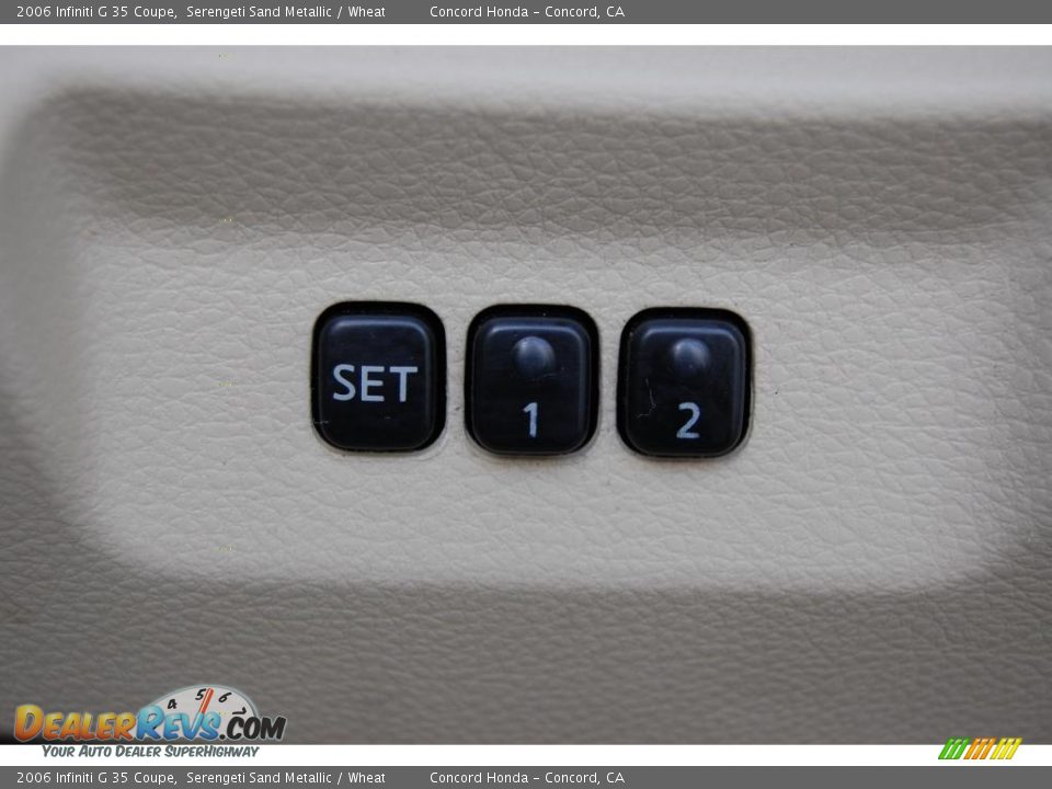 2006 Infiniti G 35 Coupe Serengeti Sand Metallic / Wheat Photo #18