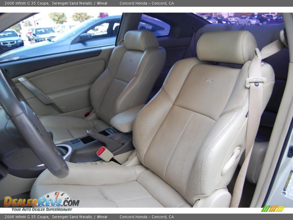 2006 Infiniti G 35 Coupe Serengeti Sand Metallic / Wheat Photo #19