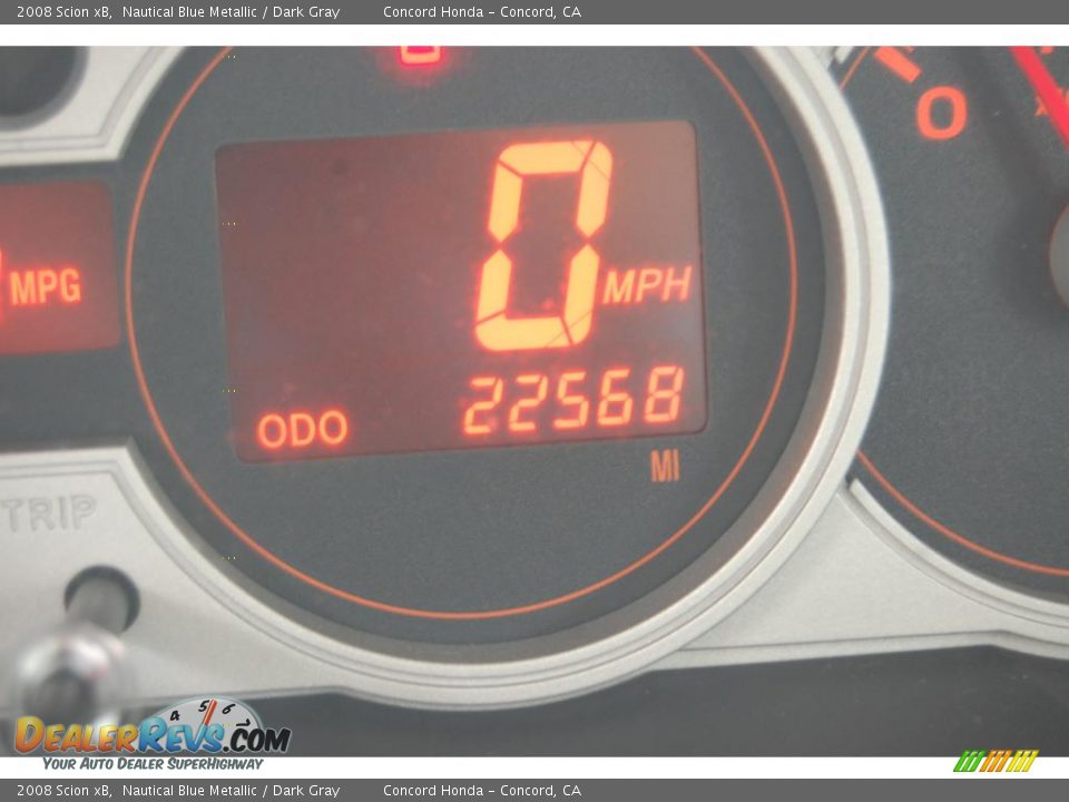2008 Scion xB Nautical Blue Metallic / Dark Gray Photo #23