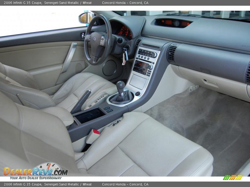 2006 Infiniti G 35 Coupe Serengeti Sand Metallic / Wheat Photo #22