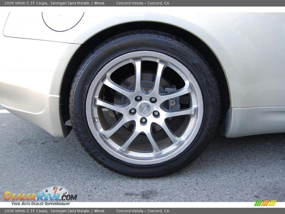 2006 Infiniti G 35 Coupe Serengeti Sand Metallic / Wheat Photo #25
