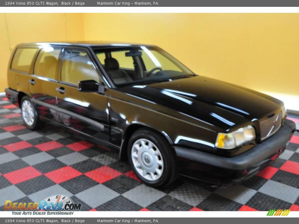 1994 Volvo 850 GLTS Wagon Black / Beige Photo #1