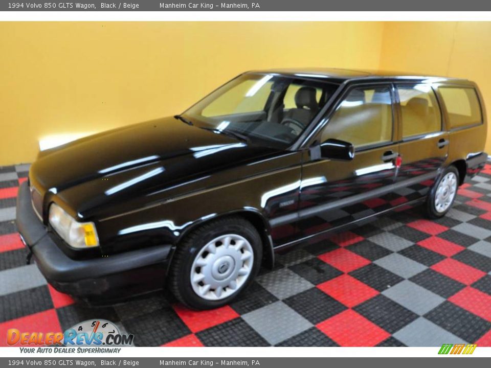 1994 Volvo 850 GLTS Wagon Black / Beige Photo #3