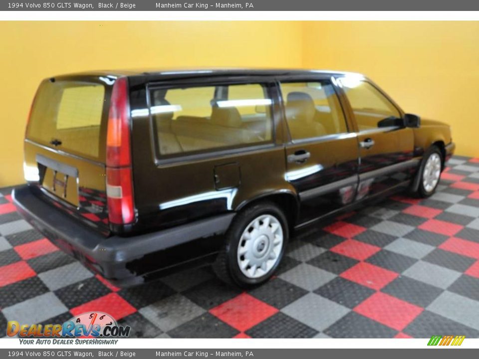 1994 Volvo 850 GLTS Wagon Black / Beige Photo #6