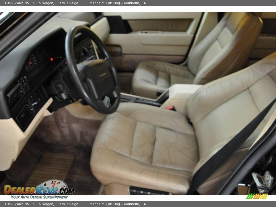 1994 Volvo 850 GLTS Wagon Black / Beige Photo #23