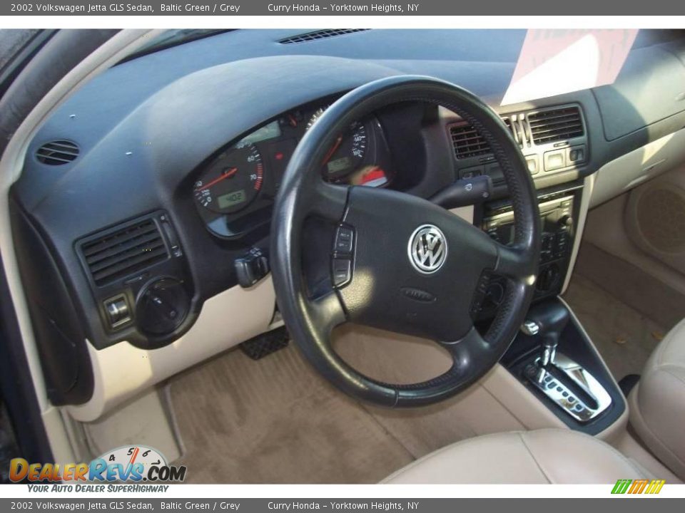 2002 Volkswagen Jetta GLS Sedan Baltic Green / Grey Photo #5