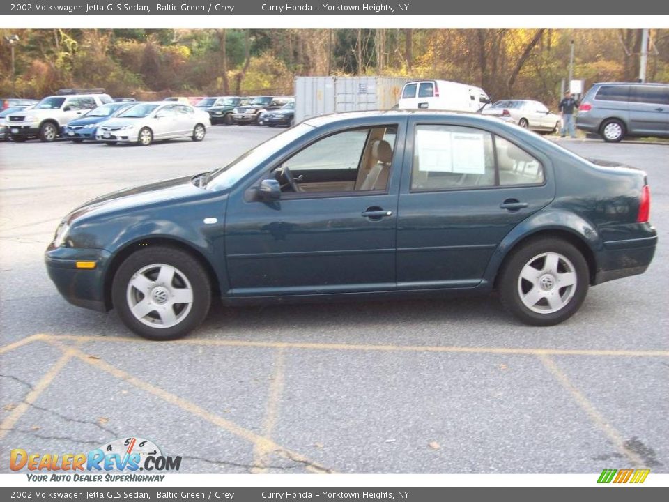 2002 Volkswagen Jetta GLS Sedan Baltic Green / Grey Photo #19