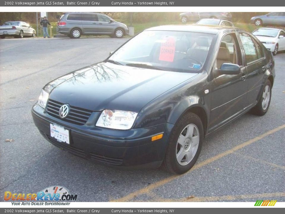 2002 Volkswagen Jetta GLS Sedan Baltic Green / Grey Photo #21