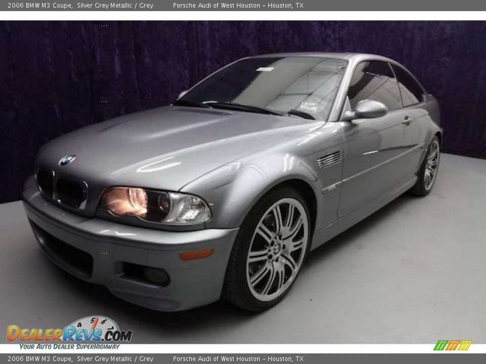 2006 BMW M3 Coupe Silver Grey Metallic / Grey Photo #1