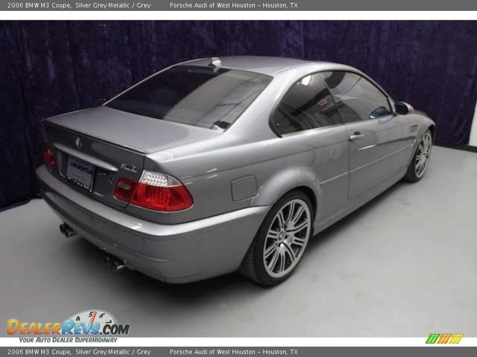 2006 BMW M3 Coupe Silver Grey Metallic / Grey Photo #4