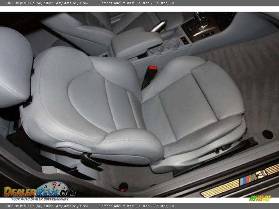 2006 BMW M3 Coupe Silver Grey Metallic / Grey Photo #6