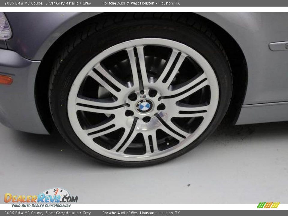 2006 BMW M3 Coupe Silver Grey Metallic / Grey Photo #9