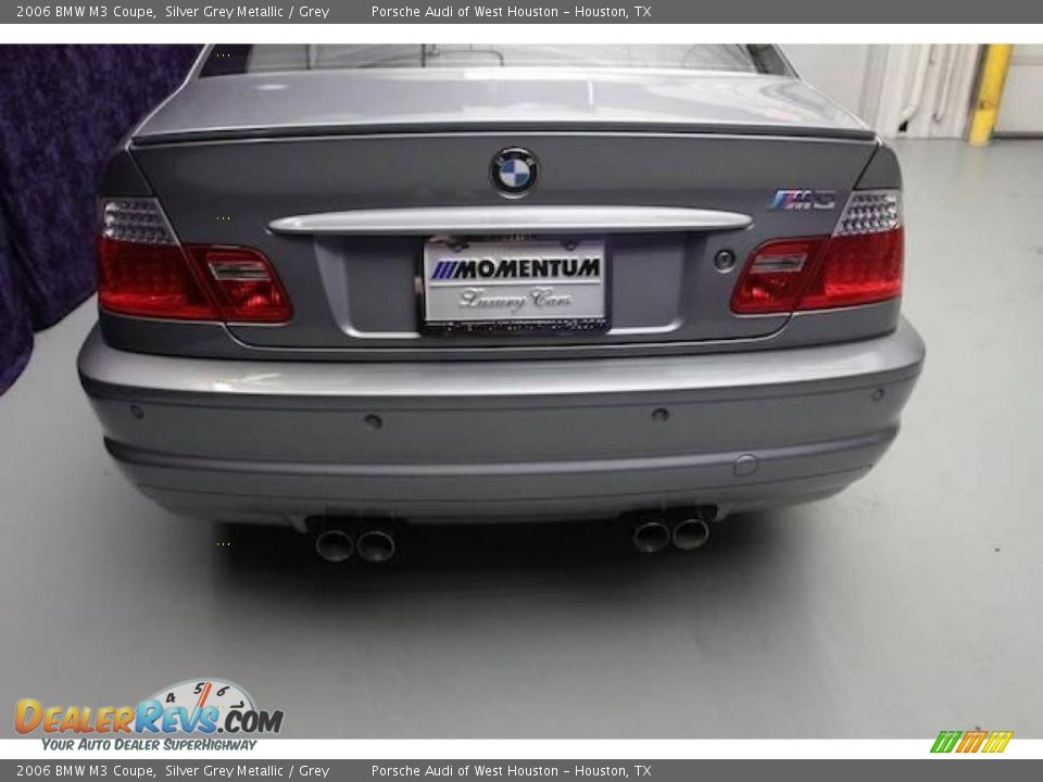 2006 BMW M3 Coupe Silver Grey Metallic / Grey Photo #10