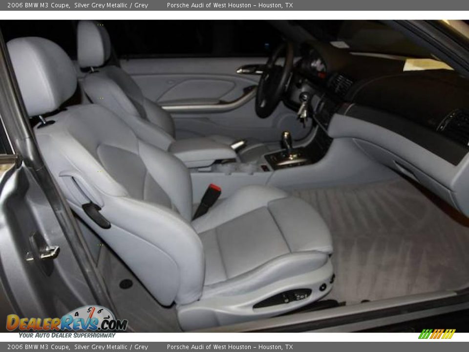 2006 BMW M3 Coupe Silver Grey Metallic / Grey Photo #11