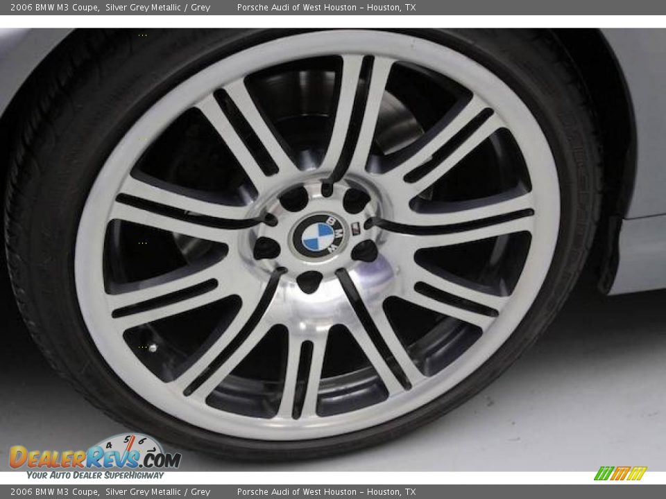 2006 BMW M3 Coupe Silver Grey Metallic / Grey Photo #13
