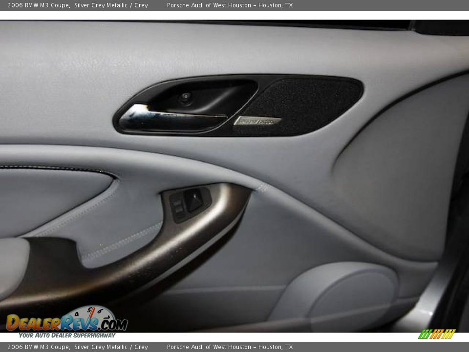 2006 BMW M3 Coupe Silver Grey Metallic / Grey Photo #16