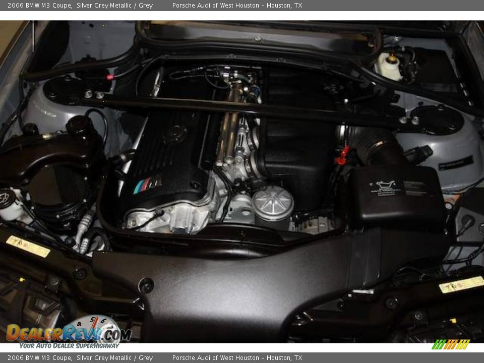 2006 BMW M3 Coupe Silver Grey Metallic / Grey Photo #17