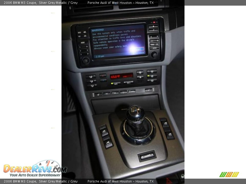 2006 BMW M3 Coupe Silver Grey Metallic / Grey Photo #19
