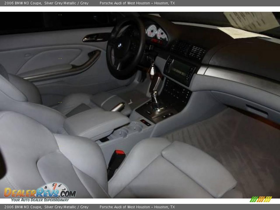 2006 BMW M3 Coupe Silver Grey Metallic / Grey Photo #20