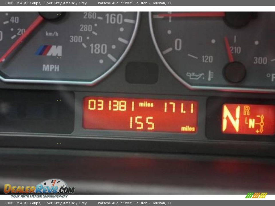 2006 BMW M3 Coupe Silver Grey Metallic / Grey Photo #22