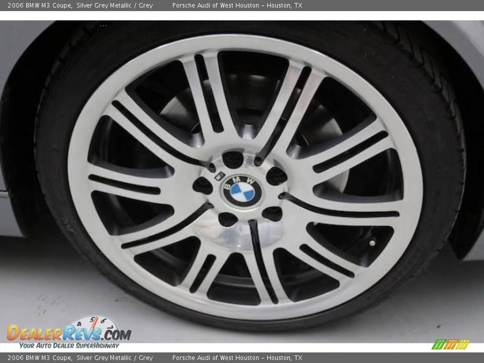 2006 BMW M3 Coupe Silver Grey Metallic / Grey Photo #23