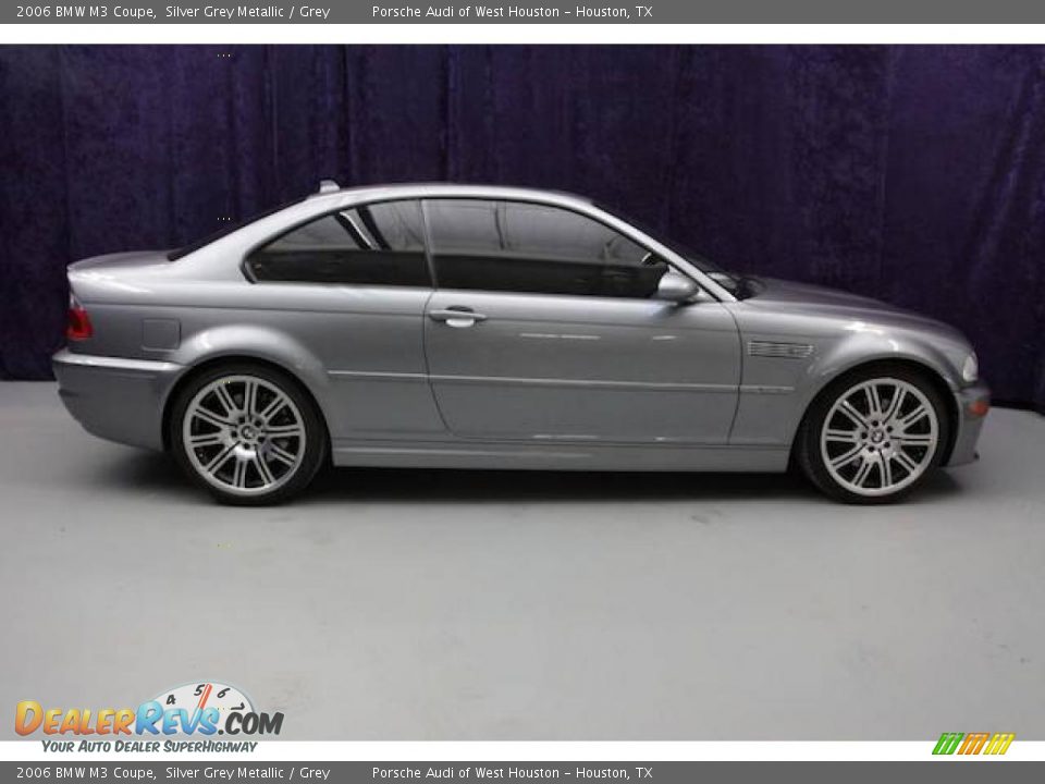 2006 BMW M3 Coupe Silver Grey Metallic / Grey Photo #26