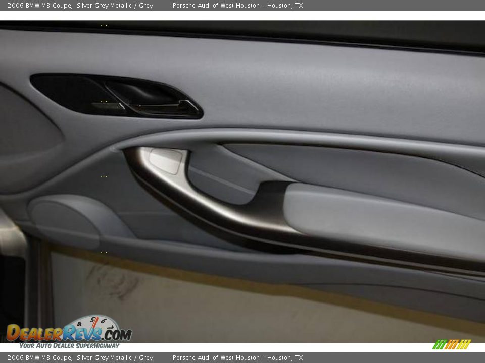 2006 BMW M3 Coupe Silver Grey Metallic / Grey Photo #27