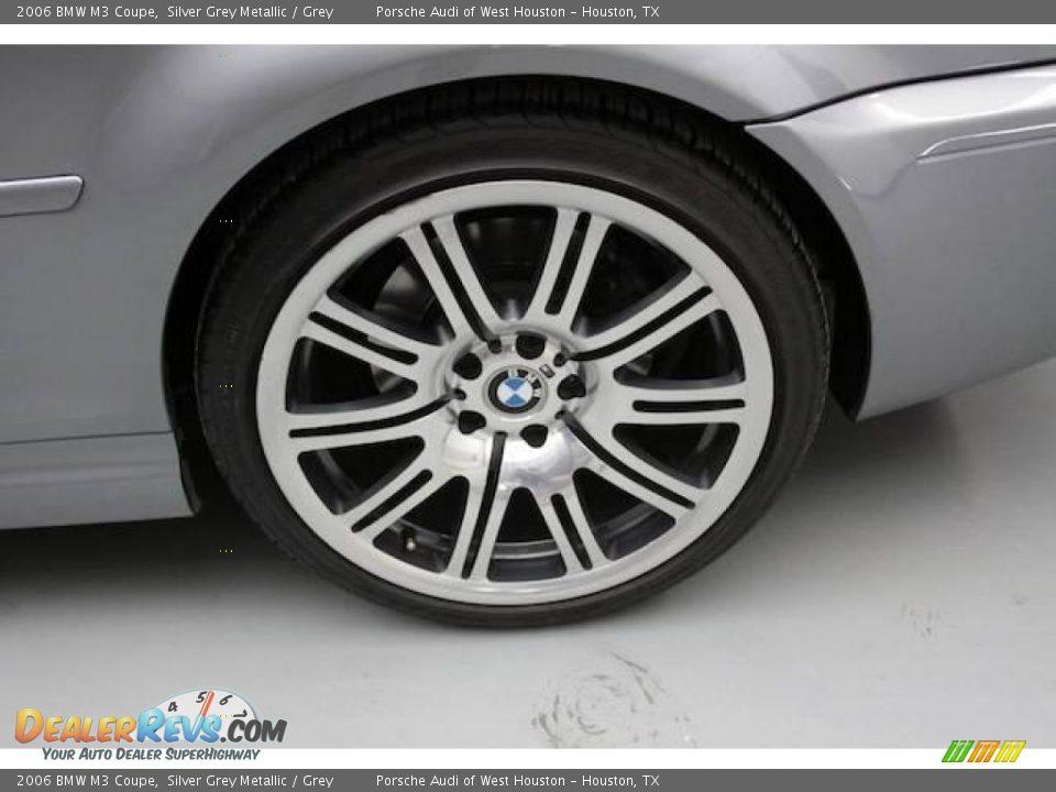2006 BMW M3 Coupe Silver Grey Metallic / Grey Photo #28