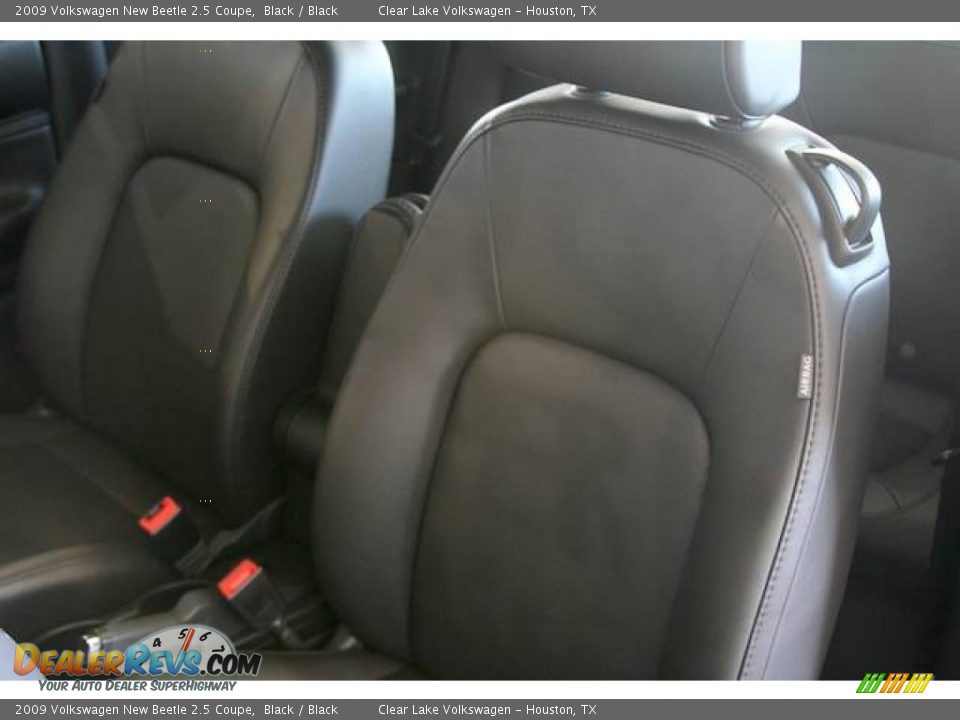 2009 Volkswagen New Beetle 2.5 Coupe Black / Black Photo #6