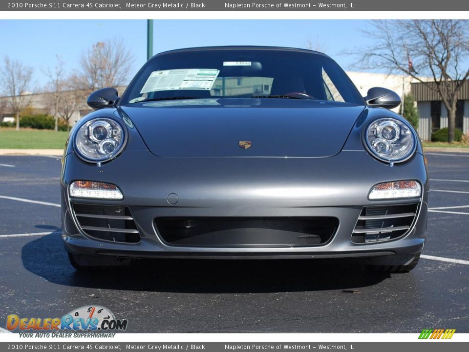 2010 Porsche 911 Carrera 4S Cabriolet Meteor Grey Metallic / Black Photo #2