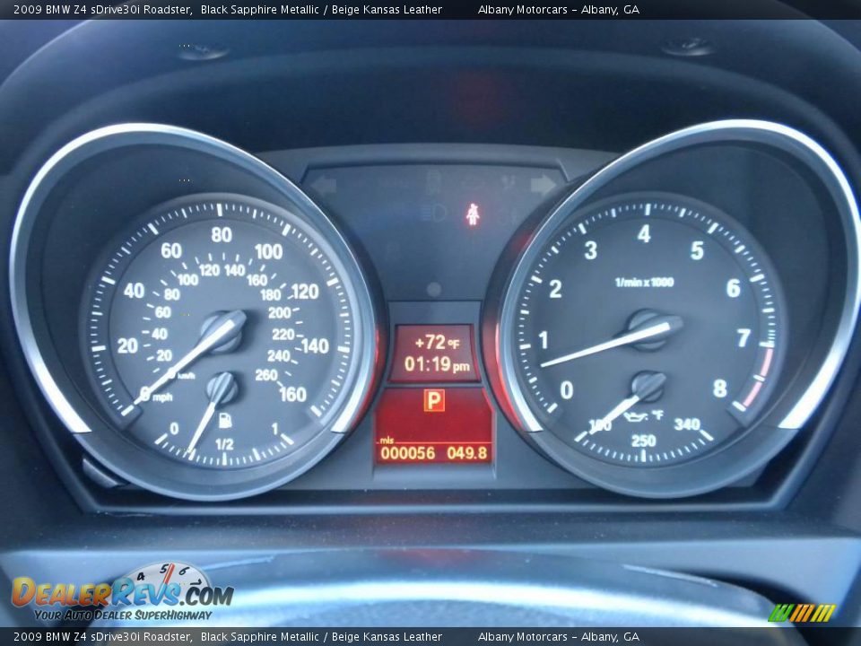 2009 BMW Z4 sDrive30i Roadster Black Sapphire Metallic / Beige Kansas Leather Photo #18