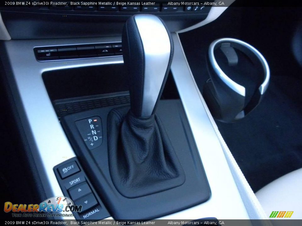 2009 BMW Z4 sDrive30i Roadster Black Sapphire Metallic / Beige Kansas Leather Photo #19