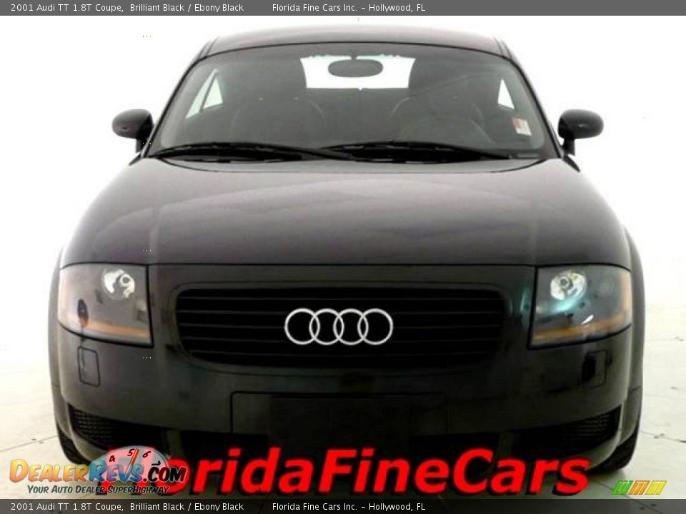 2001 Audi TT 1.8T Coupe Brilliant Black / Ebony Black Photo #5