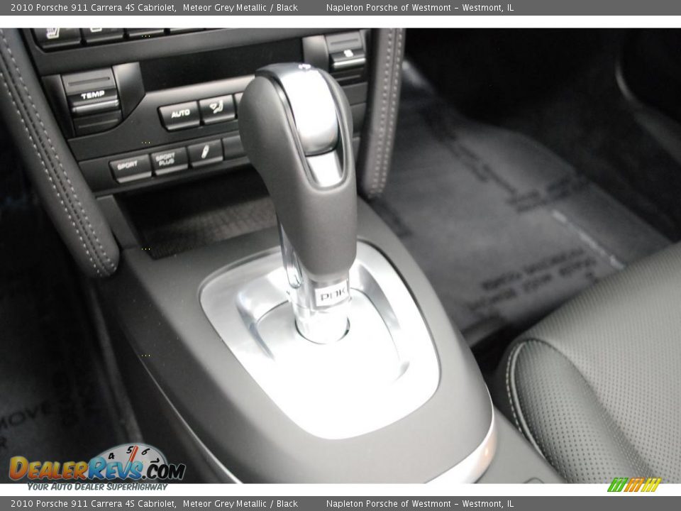 2010 Porsche 911 Carrera 4S Cabriolet Meteor Grey Metallic / Black Photo #16