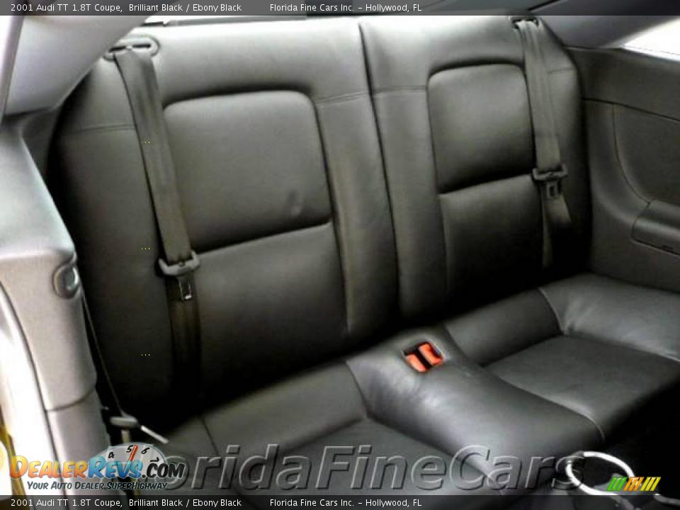 2001 Audi TT 1.8T Coupe Brilliant Black / Ebony Black Photo #14