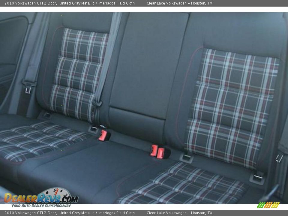2010 Volkswagen GTI 2 Door United Gray Metallic / Interlagos Plaid Cloth Photo #7