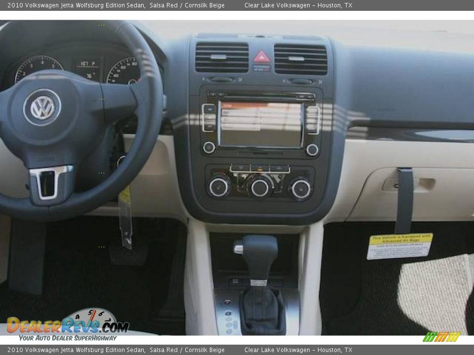 2010 Volkswagen Jetta Wolfsburg Edition Sedan Salsa Red / Cornsilk Beige Photo #5