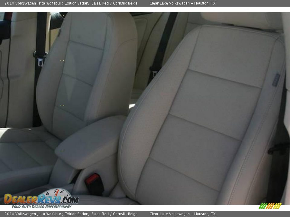 2010 Volkswagen Jetta Wolfsburg Edition Sedan Salsa Red / Cornsilk Beige Photo #6