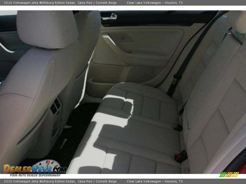 2010 Volkswagen Jetta Wolfsburg Edition Sedan Salsa Red / Cornsilk Beige Photo #7