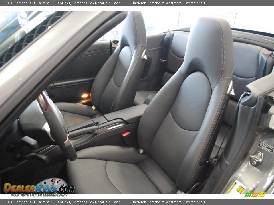 2010 Porsche 911 Carrera 4S Cabriolet Meteor Grey Metallic / Black Photo #18